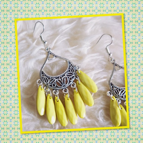 🌼Vintage Bohemian Antique SILVER Earn - Picture 2 of 2